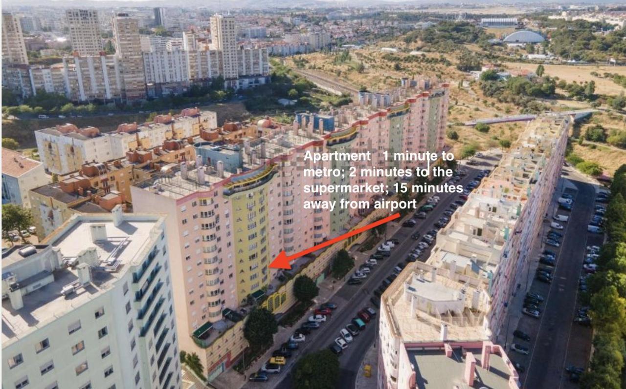 1-Minute Walk To The Metro And 2 To The Supermarket Lisabona Exterior foto